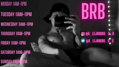 alejo online show from February 18, 8:15 pm