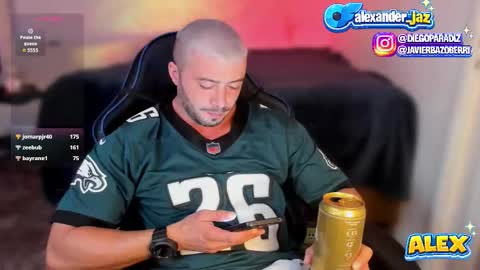 Alexander Jaz online show from March 9, 11:59 am