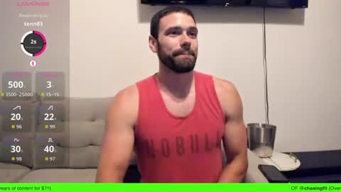 Onlyfans chasingfit Instagram the arguer Twitter chasingfitOF online show from June 12, 3:16 am