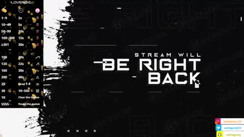 SANTI  independent model online show from January 16, 5:21 am