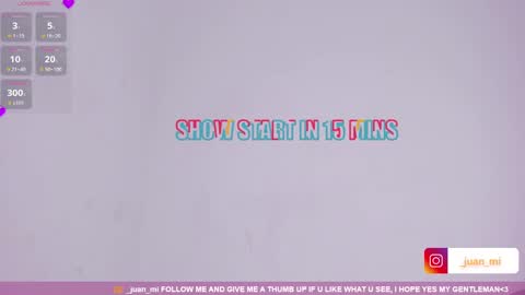 Juan Miguel online show from October 28, 11:12 am