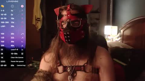 kinkywolf87 online show from April 23, 1:43 am