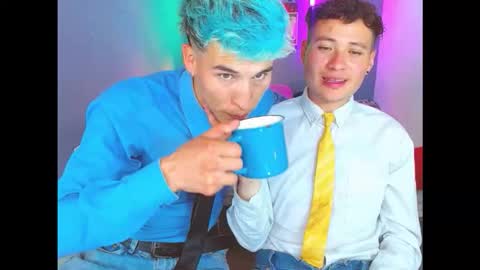 SANTI  AND JORDAN online show from October 13, 3:56 am