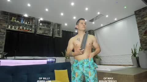 Snapshot of naughty_hot_guys_team chatting on March 9, 4:38 am Billys Boys online show from March 9, 4:38 am