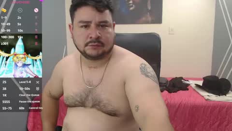 Snapshot of oso_gael chatting on January 8, 5:48 pm Bear Gael online show from January 8, 5:48 pm