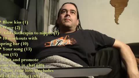 Chris online show from April 8, 2:23 am