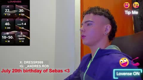 sebas 3 online show from July 15, 12:56 pm