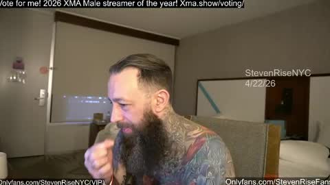 StevenRiseNYC online show from April 22, 12:54 pm