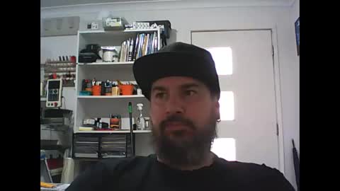 Snapshot of theozbeardguy chatting on January 13, 2:07 am aussiebeard online show from January 13, 2:07 am