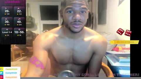 Snapshot of urnewdaddy90 chatting on December 10, 5:50 am Big Daddy online show from December 10, 5:50 am