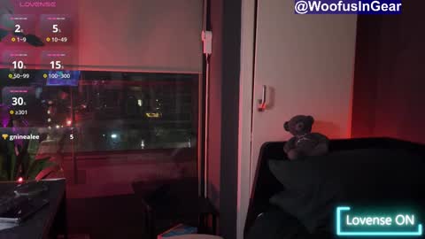 Snapshot of woofusingear chatting on February 15, 10:22 pm WoofusInGear online show from February 15, 10:22 pm