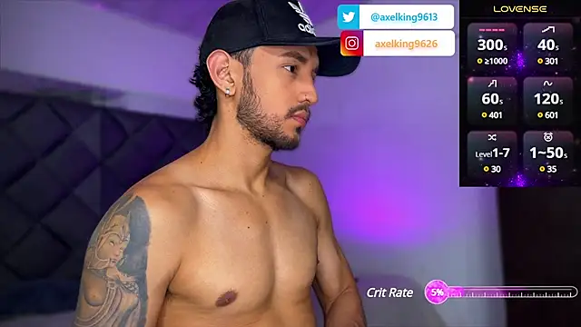 AxelKing1326 online show from March 14, 10:15 pm