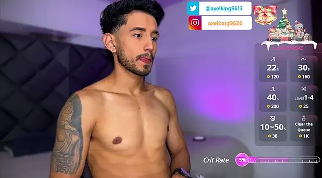 AxelKing1326 online show from December 25, 7:34 pm