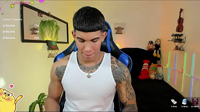 Damian latinxxx online show from March 14, 3:35 am