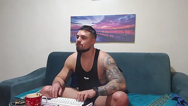 Tiberius hunk online show from January 13, 6:40 am