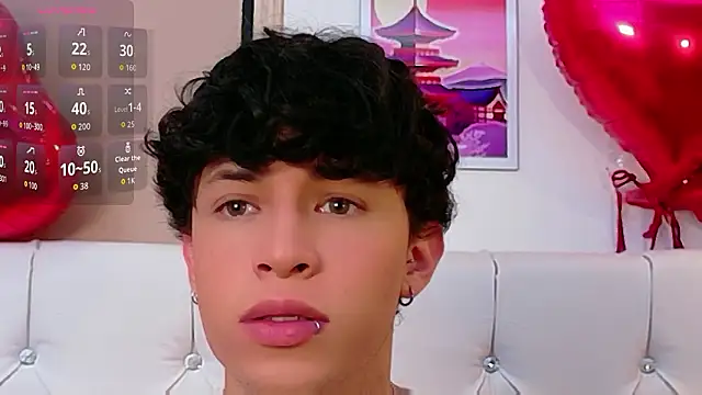 Axel  Evans online show from February 21, 1:23 pm