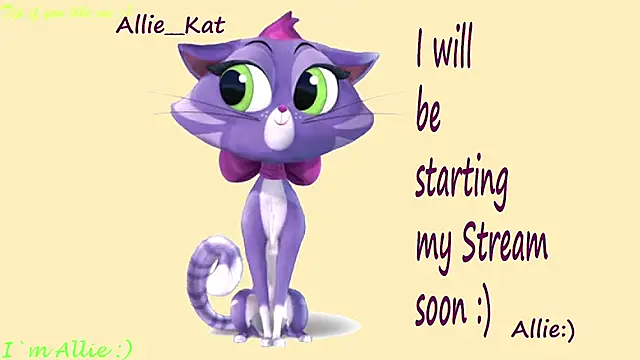 Allie Kat online show from May 30, 6:52 pm