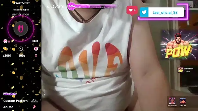 Javi 92 online show from February 6, 11:34 pm