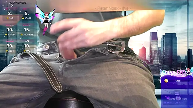 Snapshot of PeterNoak chatting on January 7, 8:15 am PeterNoak online show from January 7, 8:15 am