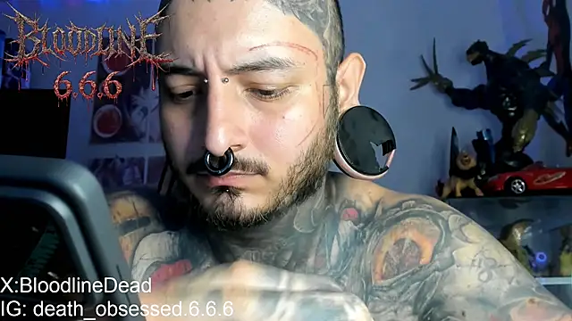 DEATHINK666XX online show from January 13, 7:29 pm